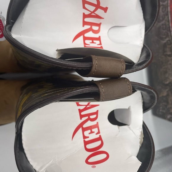 LAREDO Ladies Kadi Distressed Brown Cowboy Boots 5742 Western - Picture 12 of 16